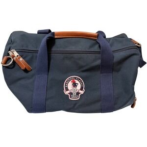 Peter Millar Barstool Classic 2022 Duffle Bag Navy Canvas‎ Leather Trim